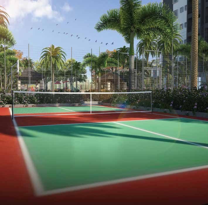 Pickleball court