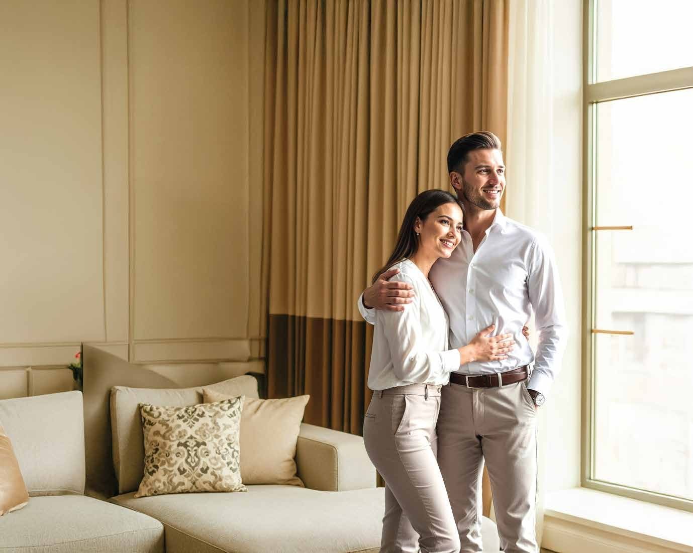 Spacious 3 BHK living space at United Suvarna Homes